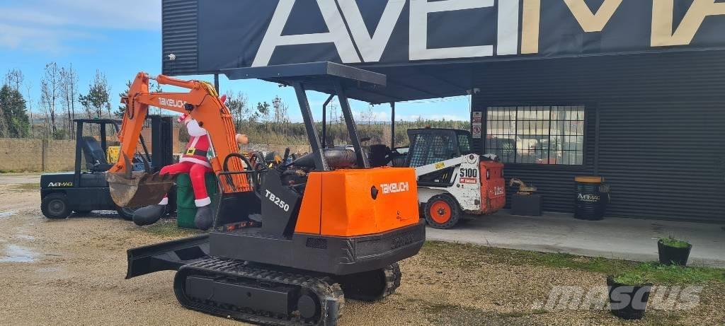 Takeuchi TB 250 Mini ekskavatörler, 7 tona dek