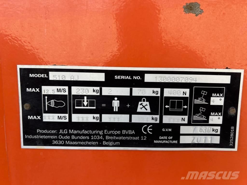 JLG 510 AJ Körüklü personel platformları