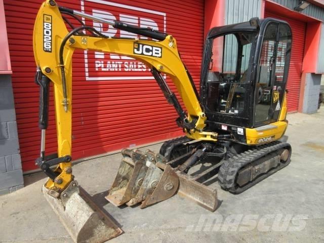 JCB 8026 CTS Mini ekskavatörler, 7 tona dek