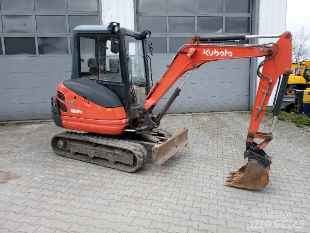 Kubota KX 61-3 Mini ekskavatörler, 7 tona dek