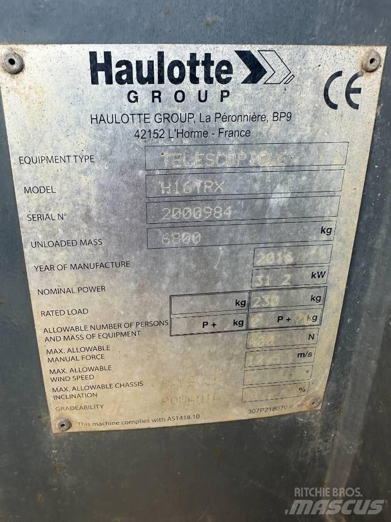 Haulotte H 16 TPX Teleskopik personel platformları