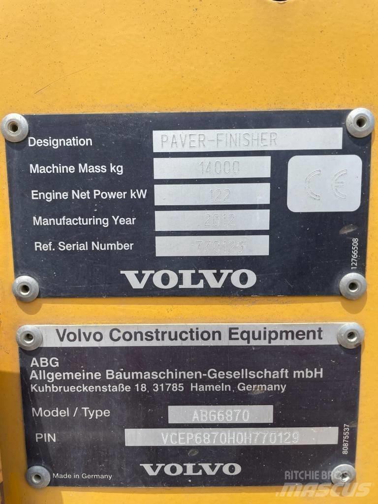 Volvo ABG 6870 Asfalt sericiler