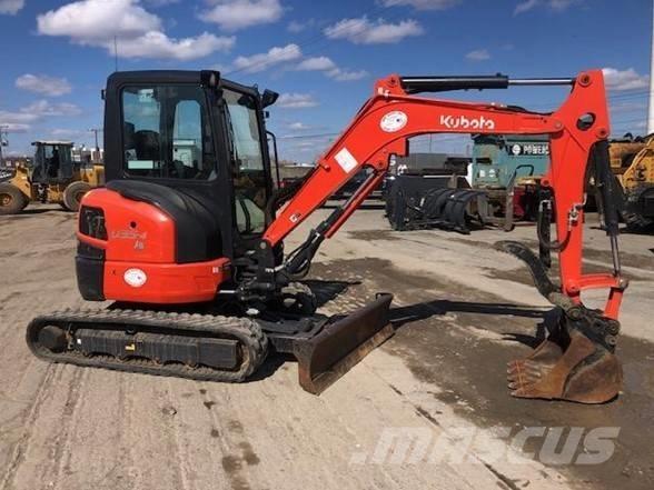 Kubota U 35-4 Mini ekskavatörler, 7 tona dek