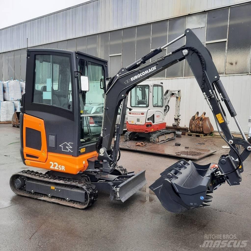 Eurocomach 22 SR Mini ekskavatörler, 7 tona dek