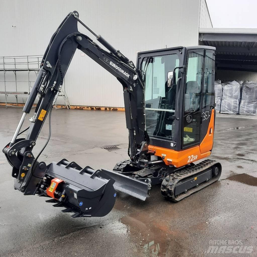 Eurocomach 22 SR Mini ekskavatörler, 7 tona dek