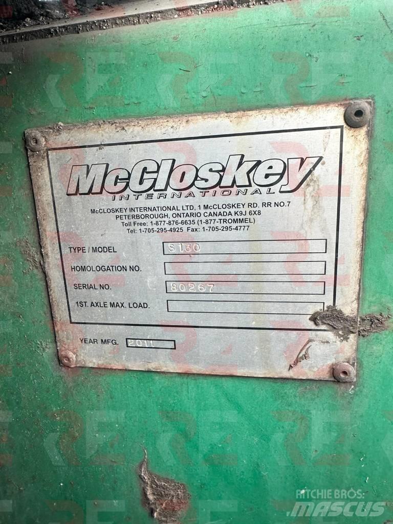 McCloskey S130 Gezer eleyiciler