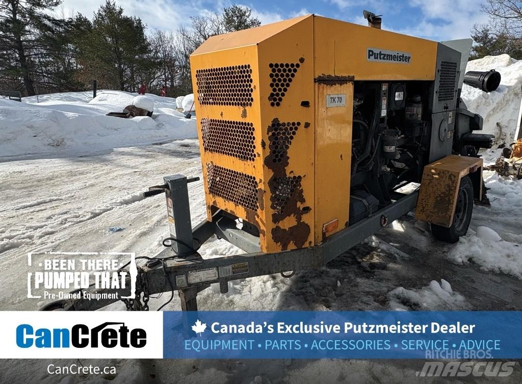 Putzmeister TK 70 Beton pompaları