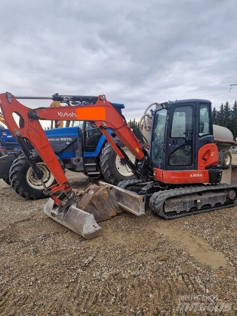 Kubota U 55-4 Mini ekskavatörler, 7 tona dek