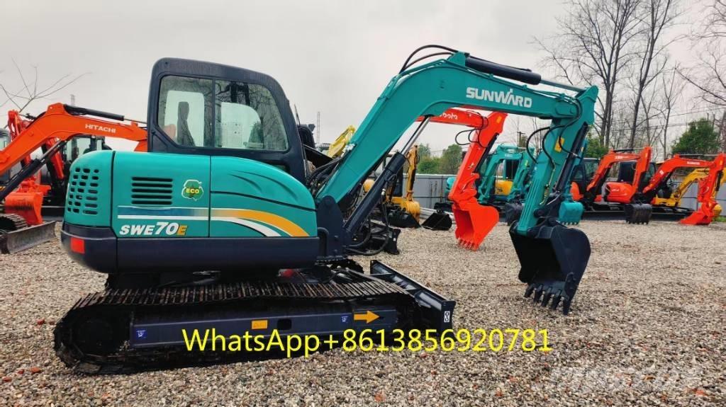 Sunward SWE 70 Mini ekskavatörler, 7 tona dek