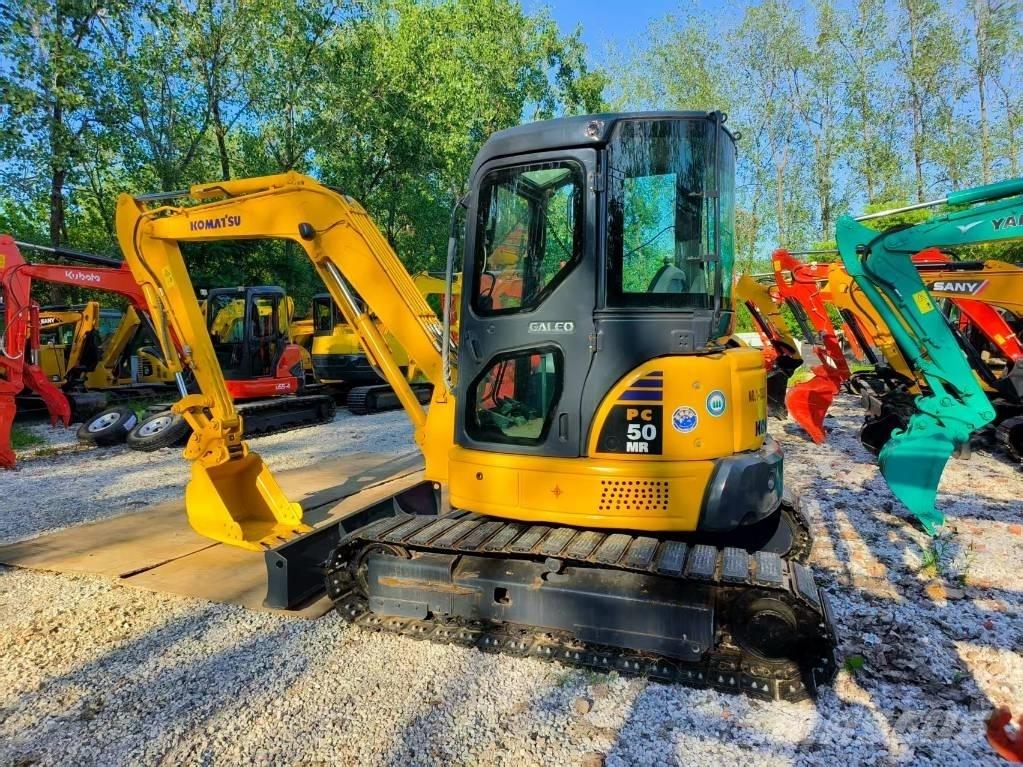 Komatsu PC 50 Mini ekskavatörler, 7 tona dek