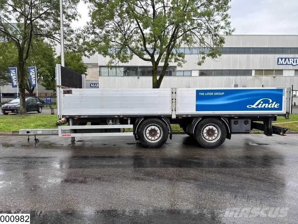 Wecon middenas Flatbed römorklar