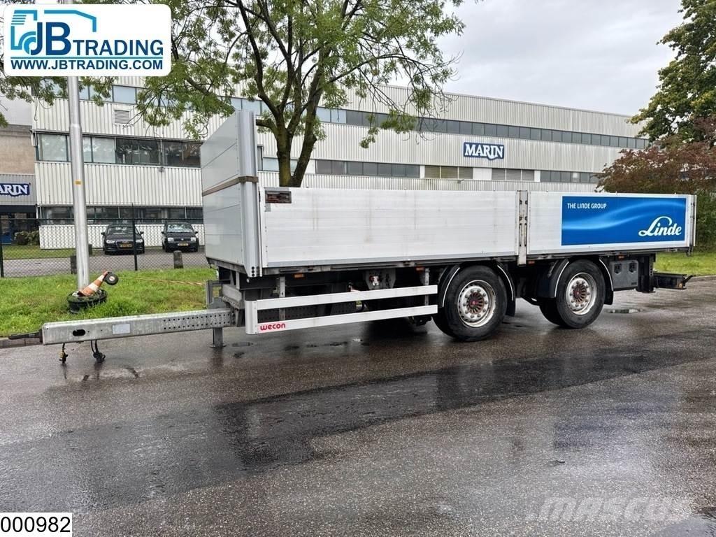 Wecon middenas Flatbed römorklar