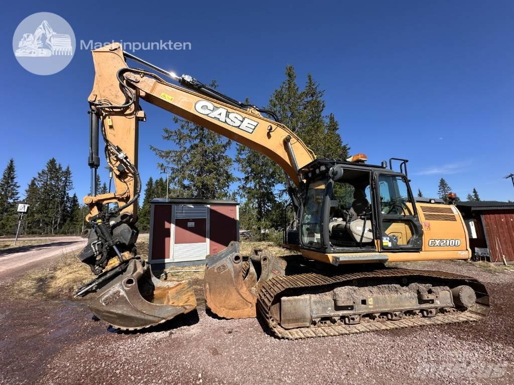 CASE CX 210 D Paletli ekskavatörler