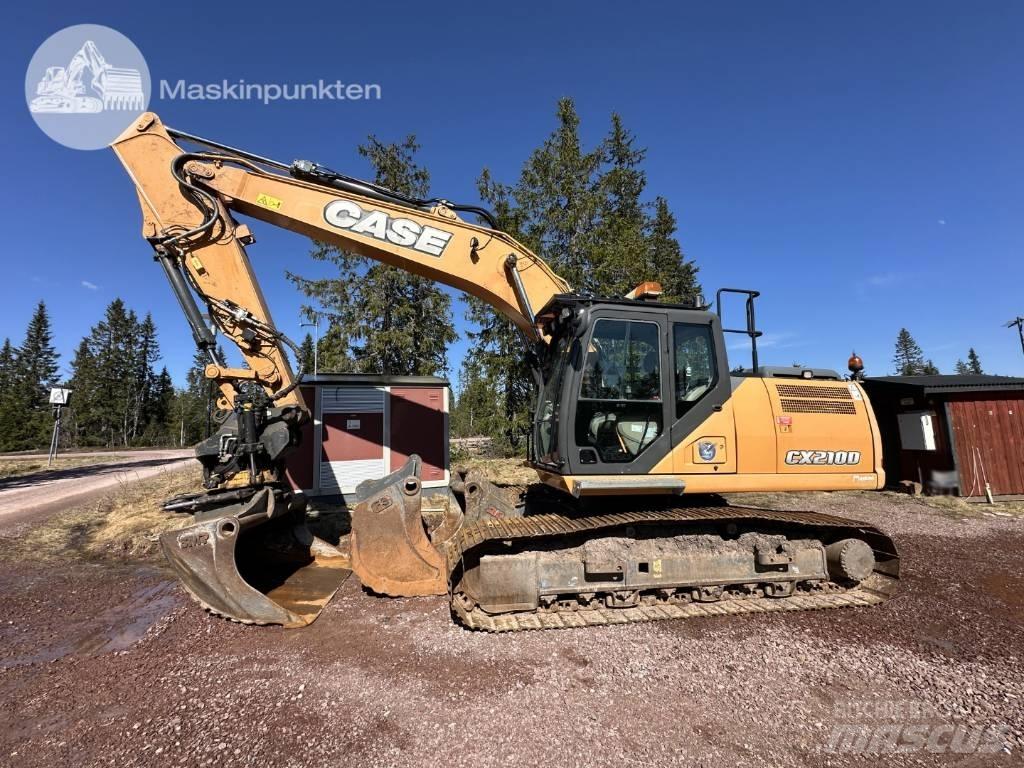 CASE CX 210 D Paletli ekskavatörler