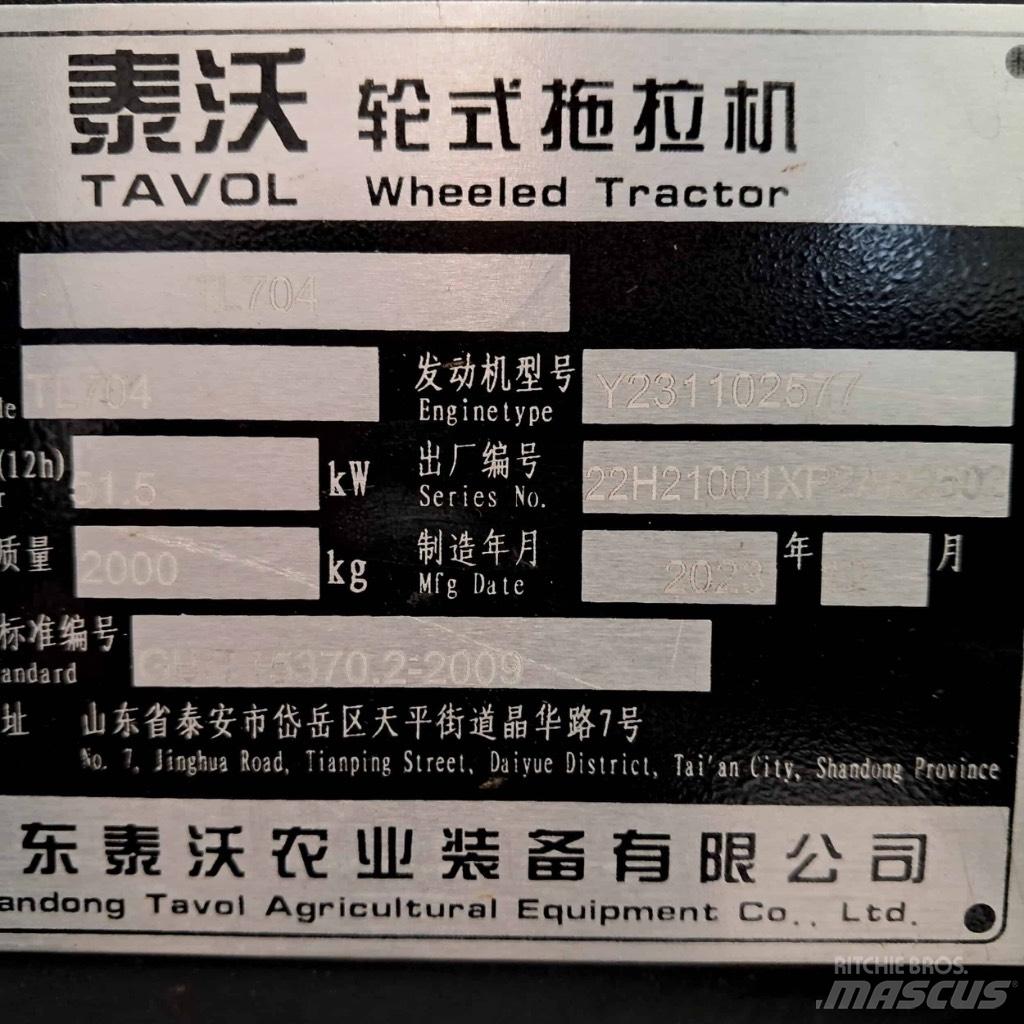  Tavol TL704 Traktörler
