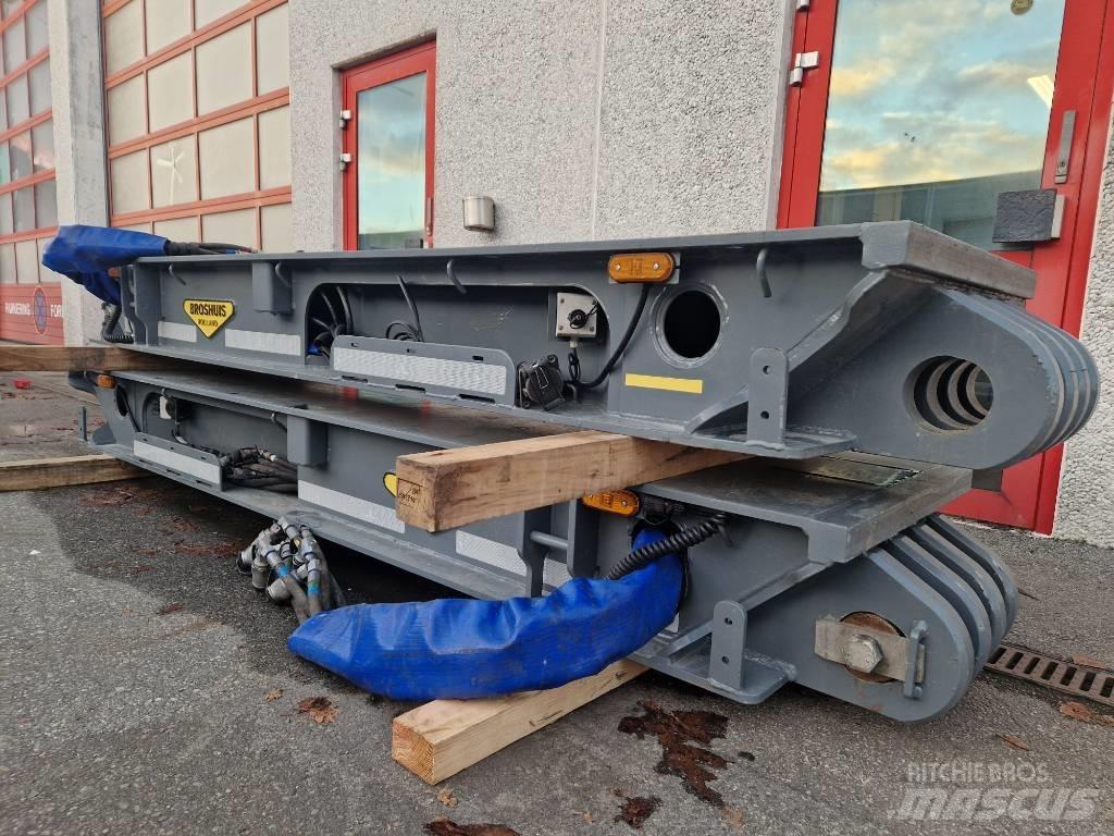 Broshuis 4ABD-PL/1 Low loader yari çekiciler