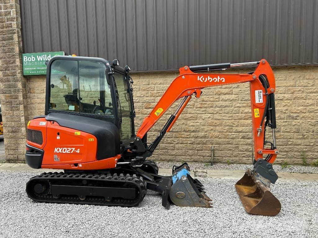 Kubota KX027-4 Mini ekskavatörler, 7 tona dek