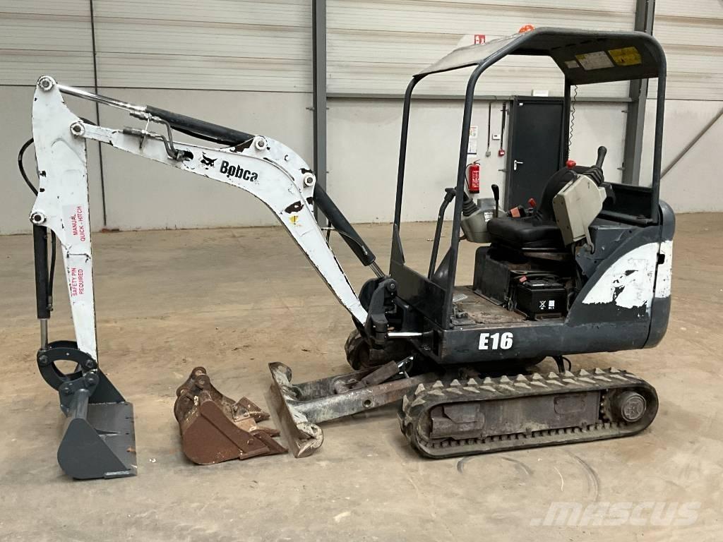 Bobcat E 16 Mini ekskavatörler, 7 tona dek