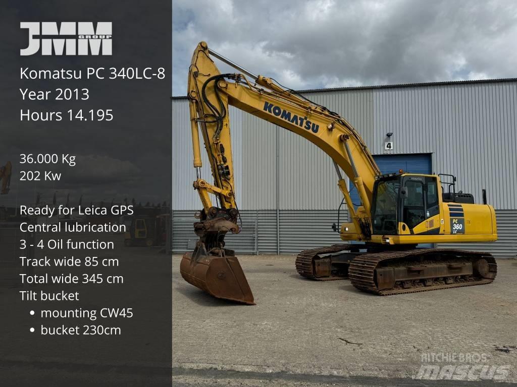 Komatsu PC360LC-10 Paletli ekskavatörler