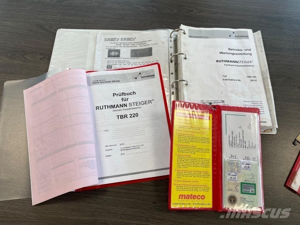 Ruthmann TBR 220 Araç üstü platformlar