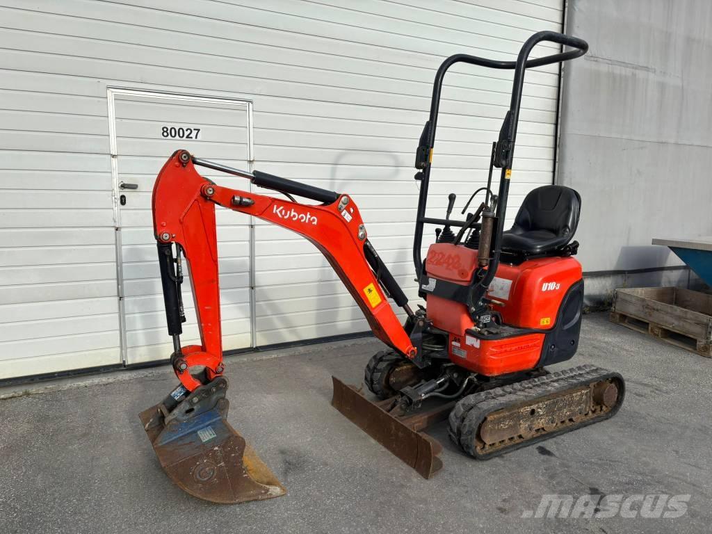 Kubota U 10-3 Mini ekskavatörler, 7 tona dek