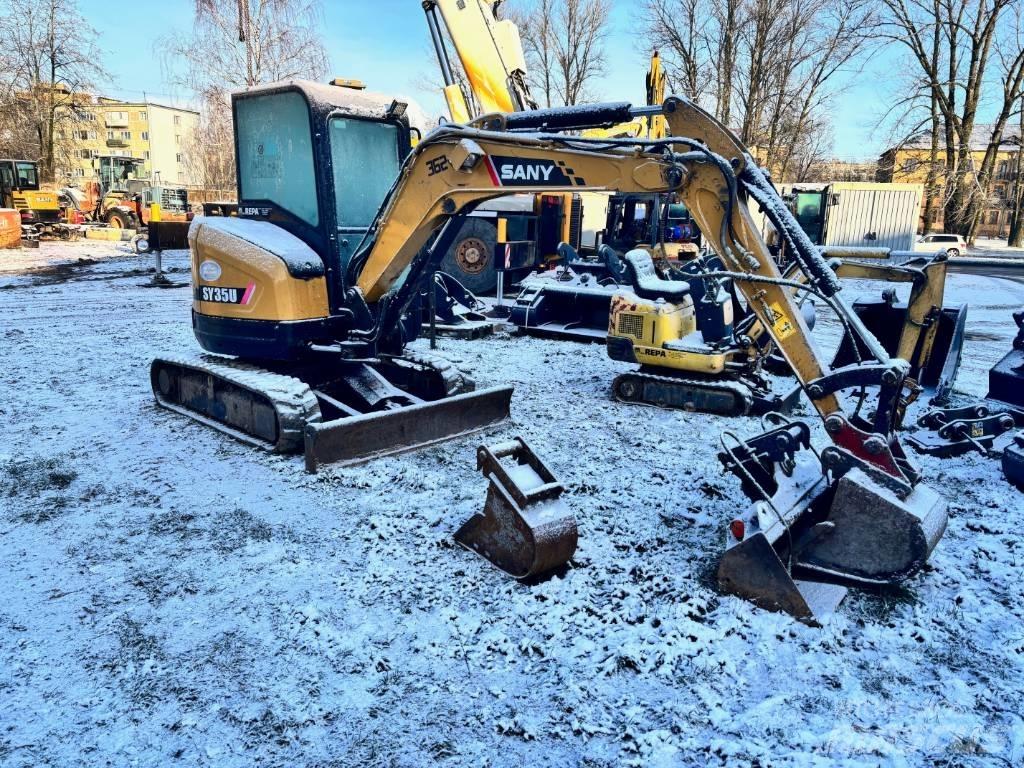 Sany SY 35 Mini ekskavatörler, 7 tona dek