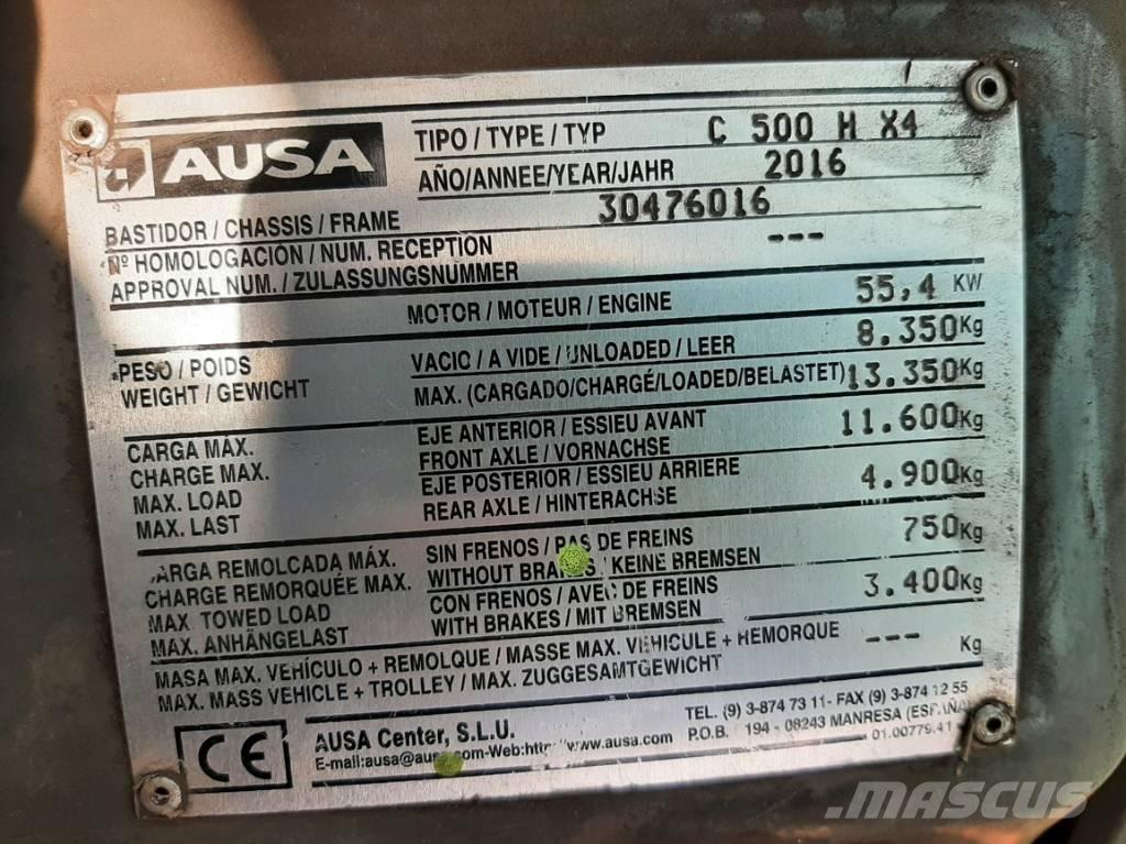 Ausa C 500 H X4 Arazi tipi forklift