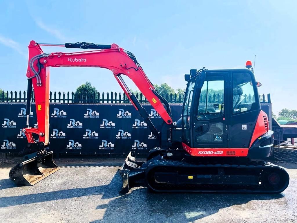 Kubota KX 080-4 Midi ekskavatörler 7 - 12 t