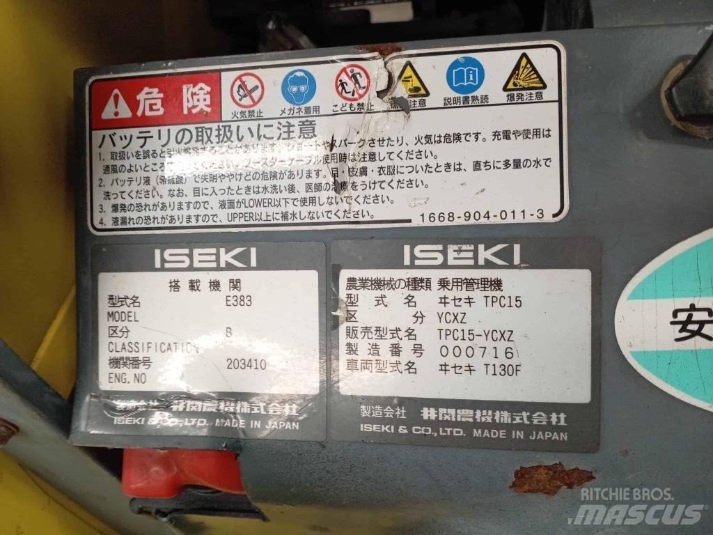 Iseki TPC 15 Traktörler