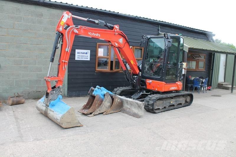 Kubota U 50-5 Mini ekskavatörler, 7 tona dek