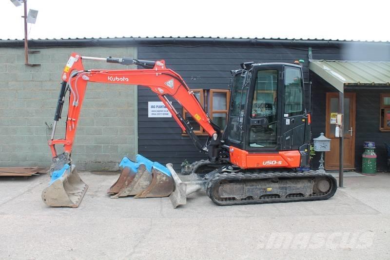 Kubota U 50-5 Mini ekskavatörler, 7 tona dek