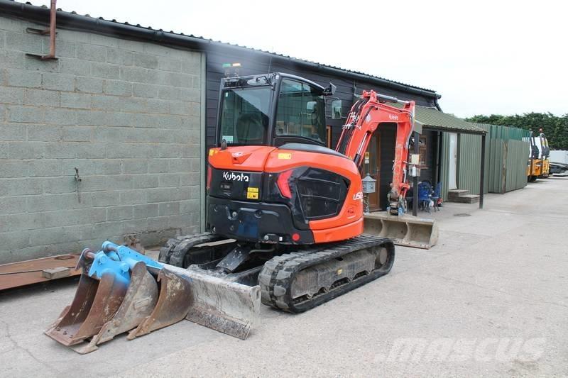 Kubota U 50-5 Mini ekskavatörler, 7 tona dek