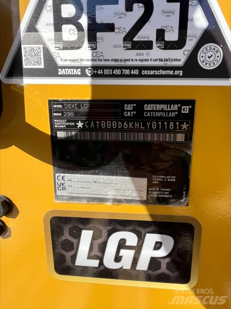 CAT D 6 XE LGP Paletli dozerler