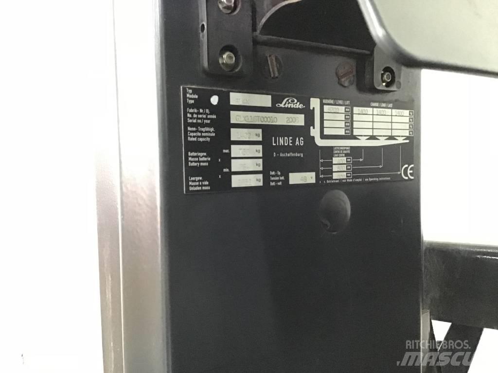 Linde R14 Reach truck - depo içi istif araçları