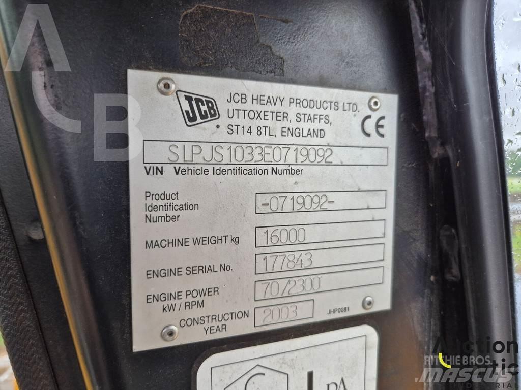 JCB JS 160 W Lastik tekerli ekskavatörler