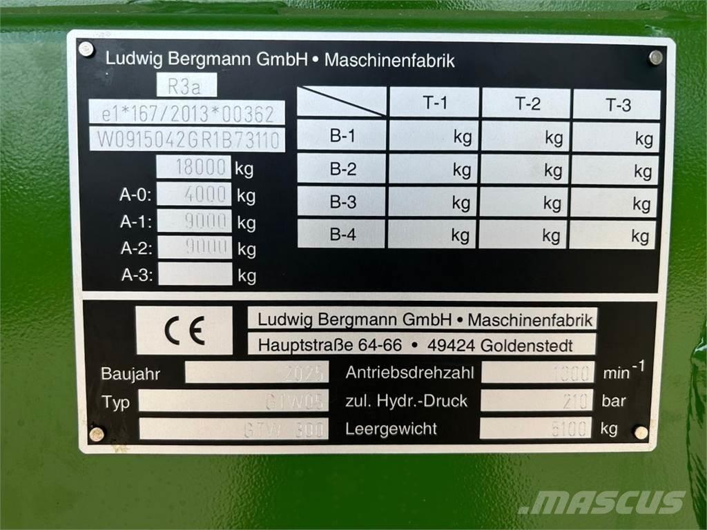 Bergmann GTW 300 Kendi yükler römorklar