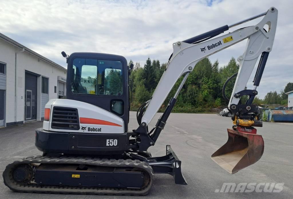 Bobcat E 50 Mini ekskavatörler, 7 tona dek
