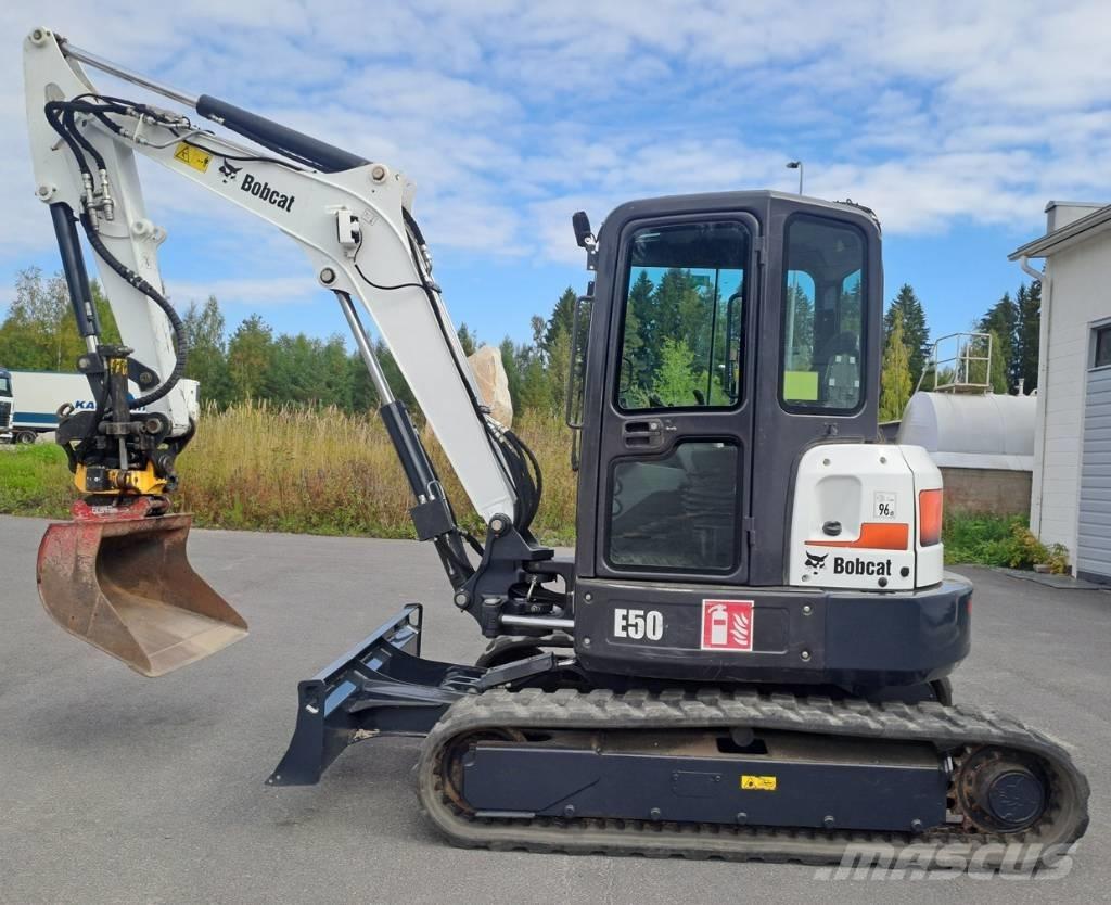 Bobcat E 50 Mini ekskavatörler, 7 tona dek