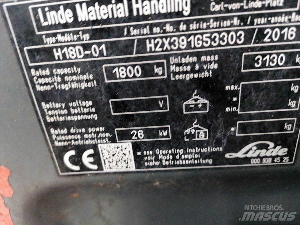 Linde H18D-02 Dizel forkliftler
