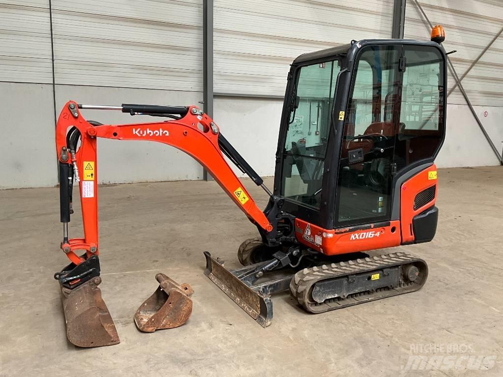 Kubota KX 016-4 Mini ekskavatörler, 7 tona dek