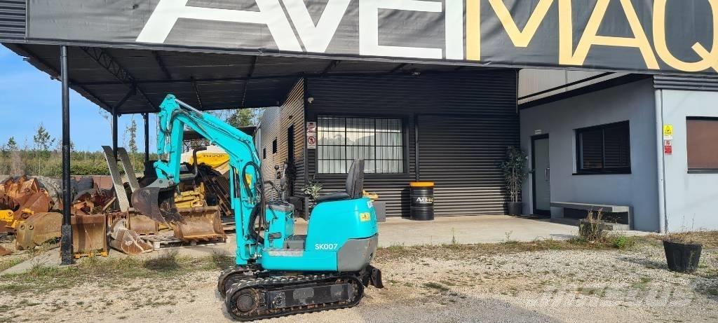 Kobelco SK 007 Mini ekskavatörler, 7 tona dek