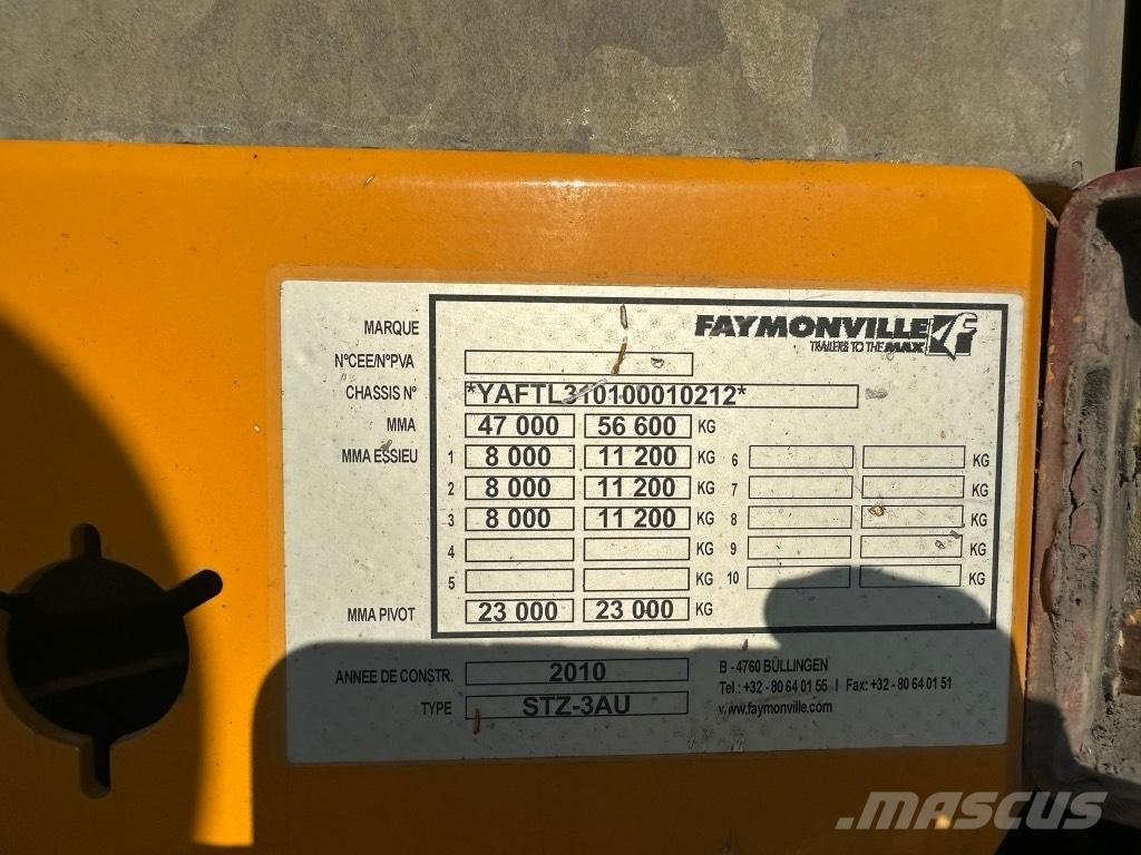 Faymonville STZ-3AU Low loader yari çekiciler