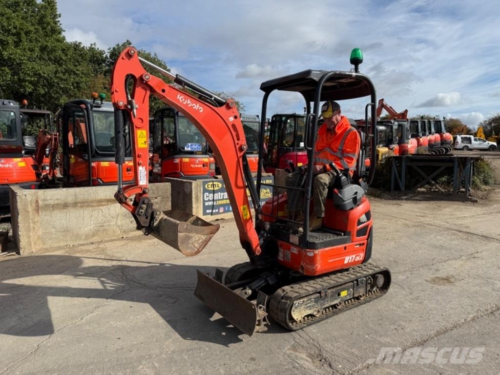 Kubota U 17-3 Mini ekskavatörler, 7 tona dek