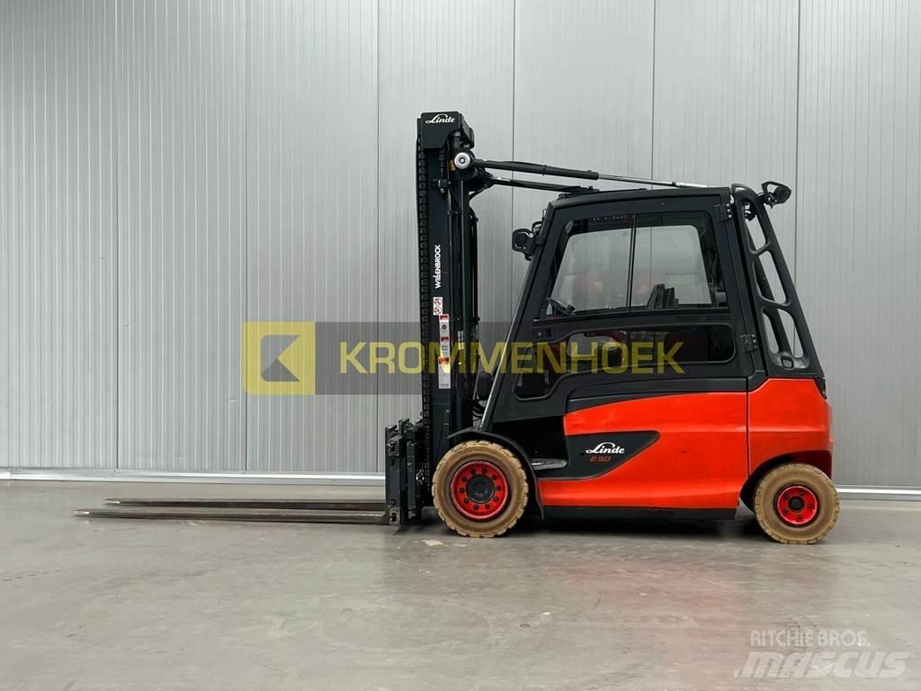 Linde E 50 HL Elektrikli forkliftler