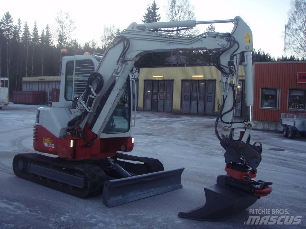 Takeuchi TB153FR Mini ekskavatörler, 7 tona dek