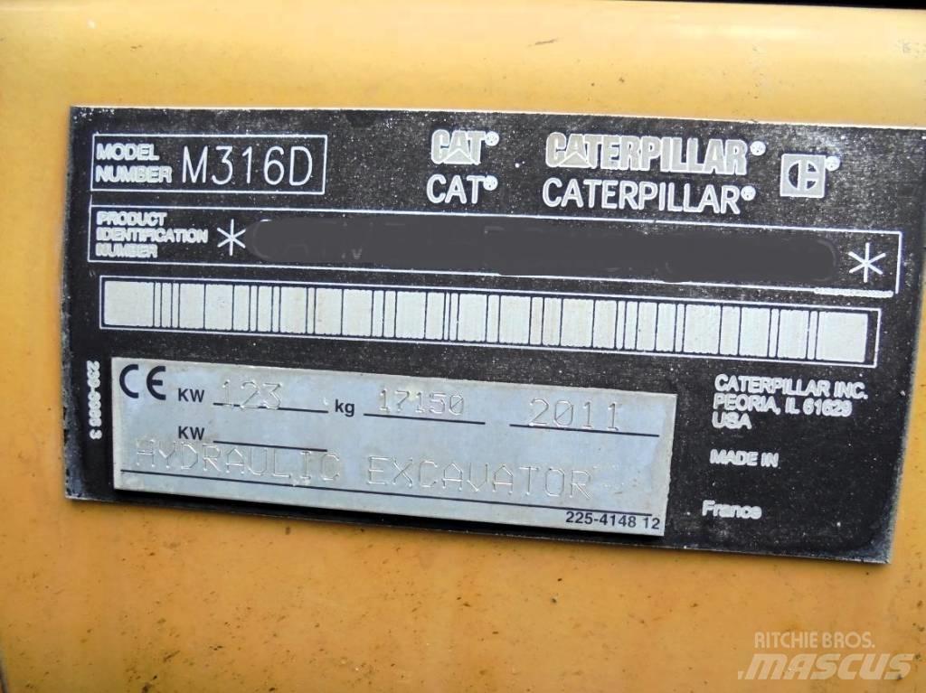 CAT M 316 D Lastik tekerli ekskavatörler
