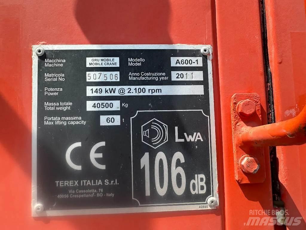 Terex A600 Arazi Tipi Vinçler (RT)