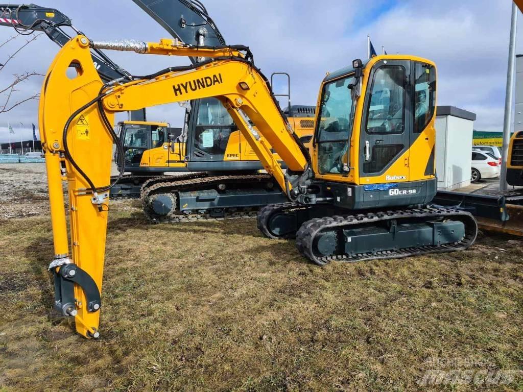 Hyundai R60CR-9A Mini ekskavatörler, 7 tona dek