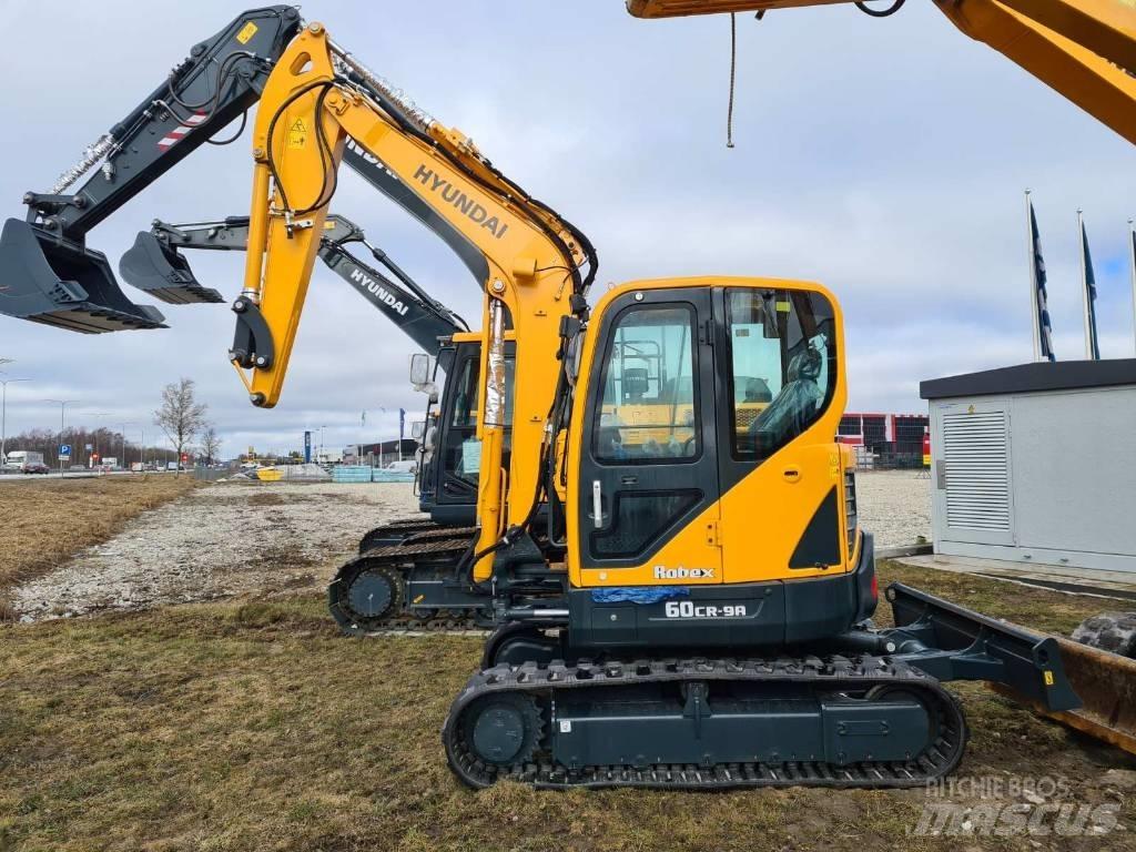 Hyundai R60CR-9A Mini ekskavatörler, 7 tona dek