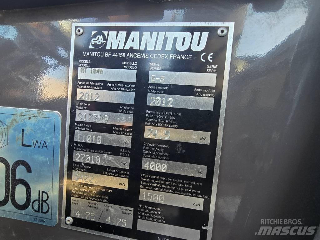 Manitou 1840 Teleskopik yükleyiciler